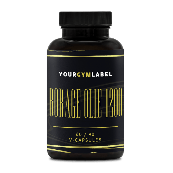 Borage Olie 1200 mg (GLA 300 mg) - 60/90 V-capsules - YOURGYMLABEL