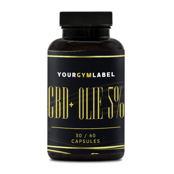 CBD+ Olie 5% - 30/60 Capsules - YOURGYMLABEL