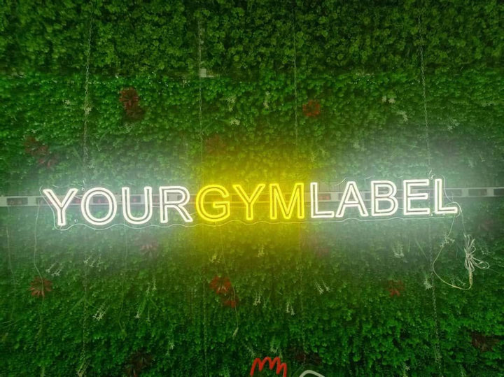 Custom Neon Sign voor jouw bedrijf - YOURGYMLABEL