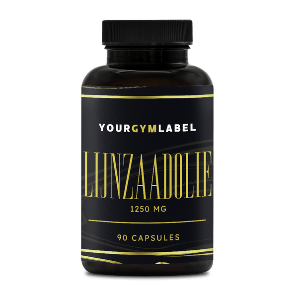 Lijnzaadolie 1250 mg - 90 Capsules - YOURGYMLABEL