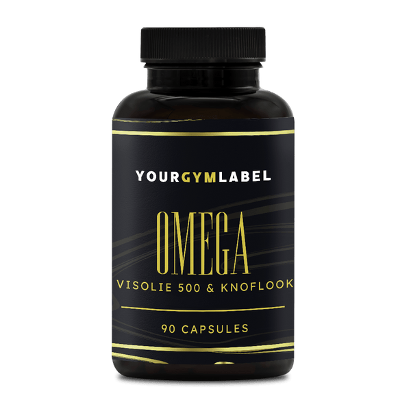 Omega Visolie 500 mg & Knoflook 5 mg - 90 Capsules - YOURGYMLABEL