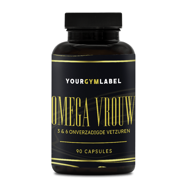 Omega Vrouw 3 & 6 Onverzadigde Vetzuren - 90 Capsules - YOURGYMLABEL