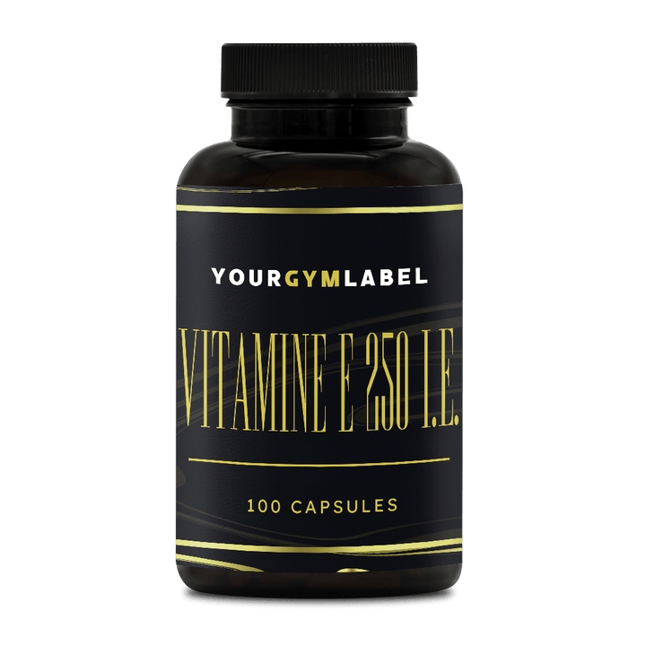 Vitamine E 250 I.E. - 100 Capsules - YOURGYMLABEL