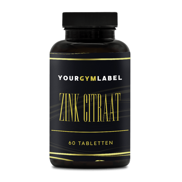 Zink Citraat - 60 Tabletten - YOURGYMLABEL