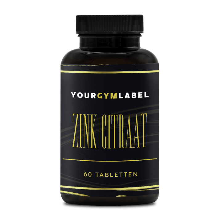 Zink Citraat - 60 Tabletten - YOURGYMLABEL